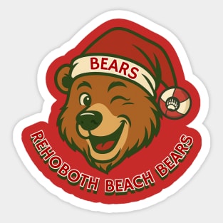 Santa Bear Sticker